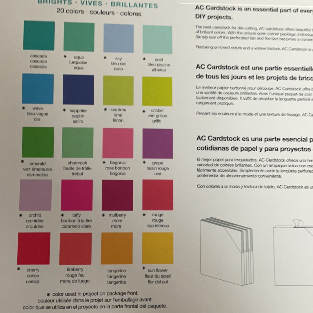 AC Cardstock Paper Bright