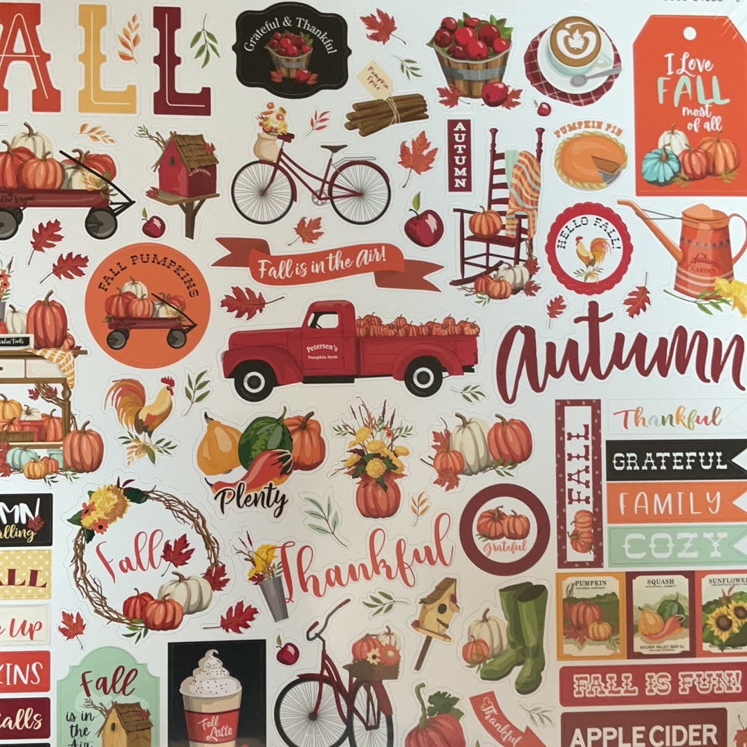 Echo Park Element Stickers Welcome Autumn CBWA138014 Fall