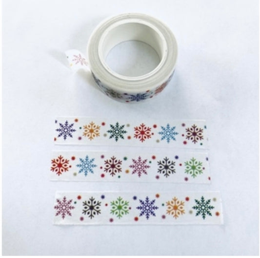 Snowflake Washi Tape Embellishments Winter
