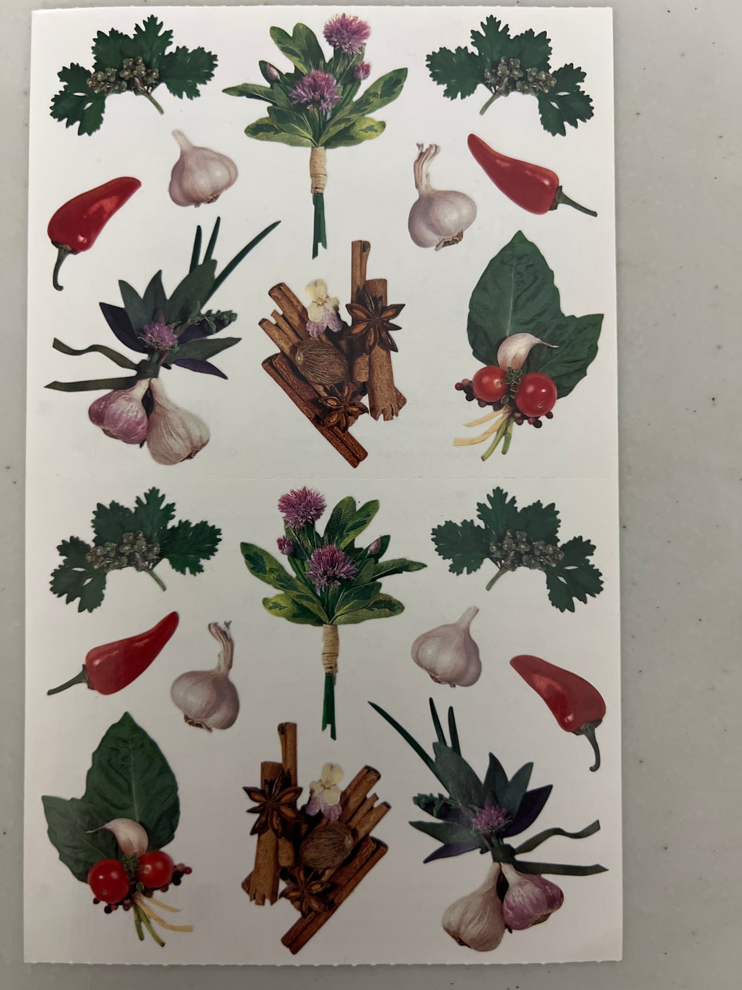 Mrs. Grossman’s Large Stickers Herbs and Spices New