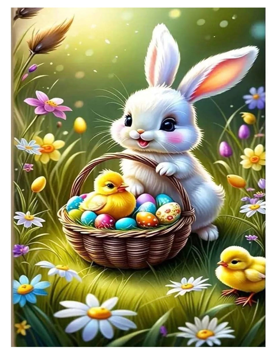 Diamond Painting Kits Easter Bunny Basket Chicks spring new
