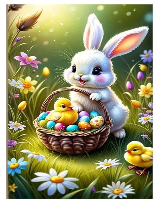 Diamond Painting Kits Easter Bunny Basket Chicks spring new