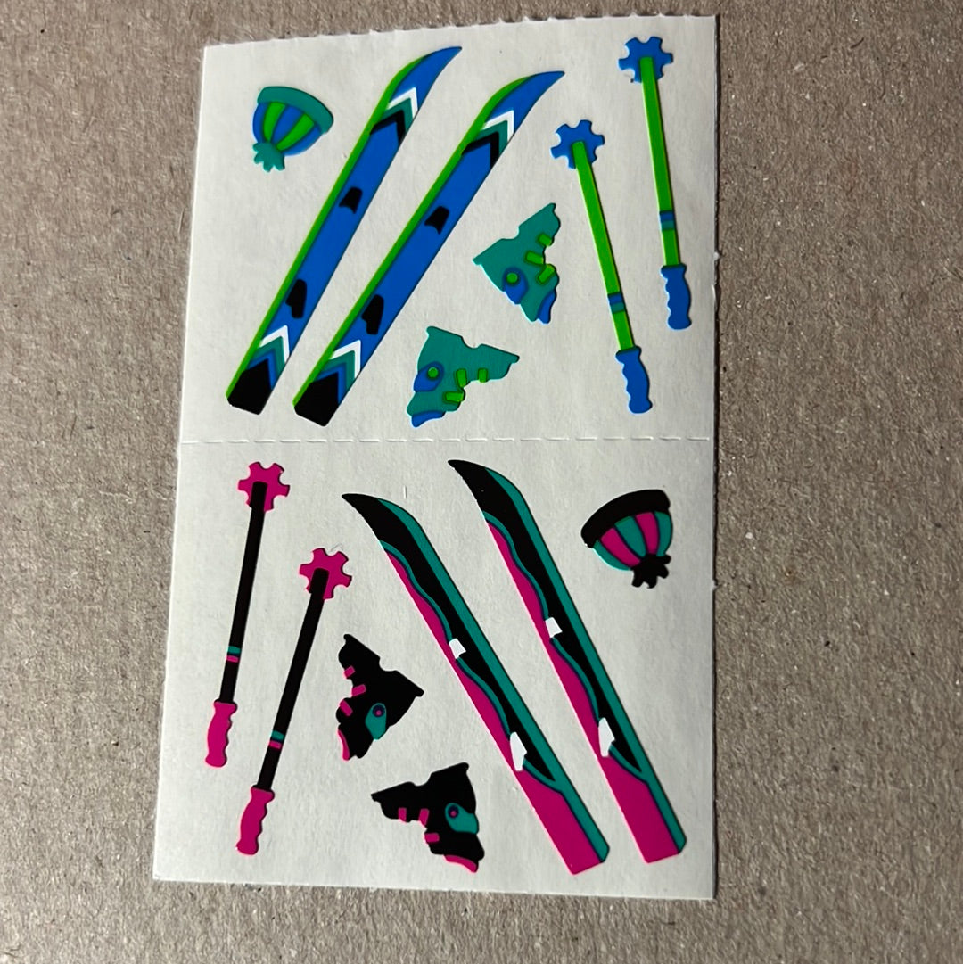 Mrs. Grossman’s Stickers Winter Skis 1/2 Sheet