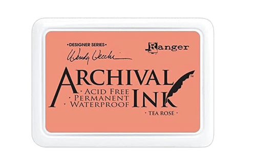 Archival Ink Pads Tea Rose cardmaking