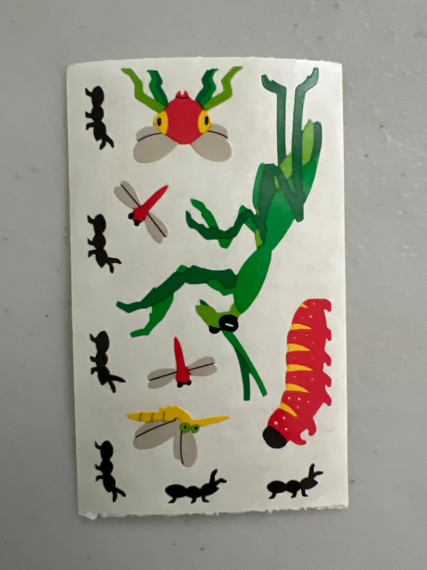Mrs. Grossman’s Stickers Insects Praying Mantis Bugs 1/2 Sheet