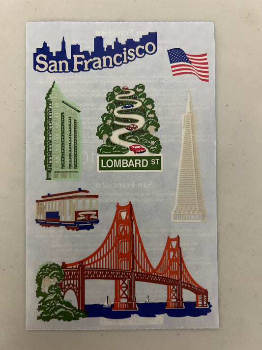 Mrs. Grossman’s Large Stickers Travel San Francisco New