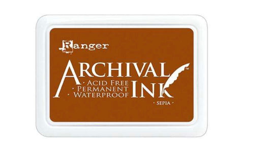 Archival Ink Pads Sepia cardmaking