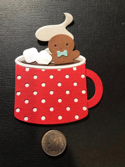 Gingerbread Mug of Hot Chocolate Die Cuts Winter