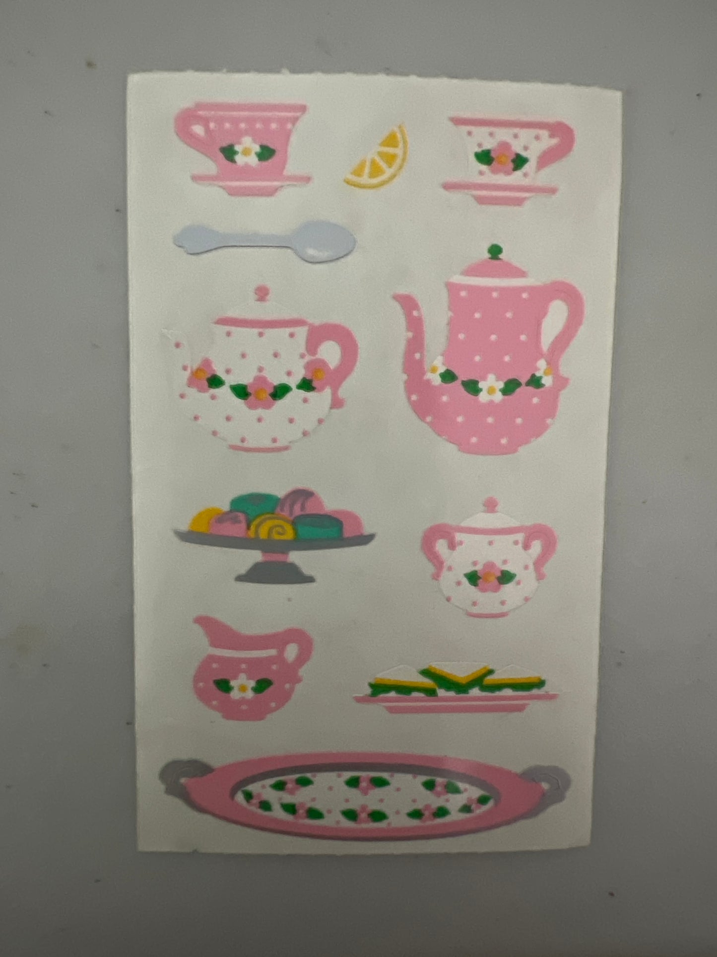 Mrs. Grossman’s Stickers High Tea 1/2 Sheet New