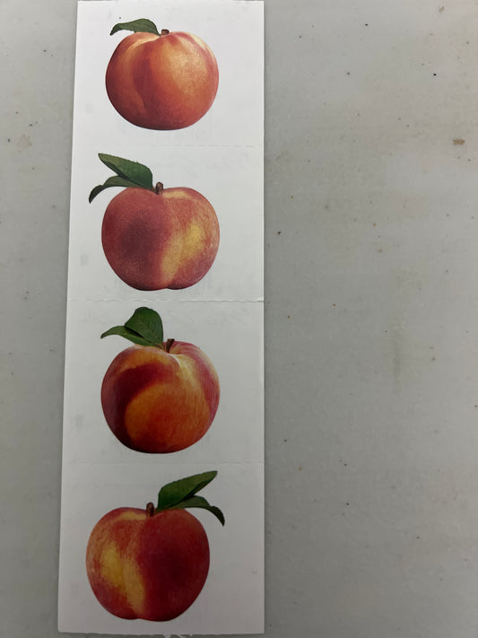 Mrs. Grossman’s Stickers Fruit Peaches New