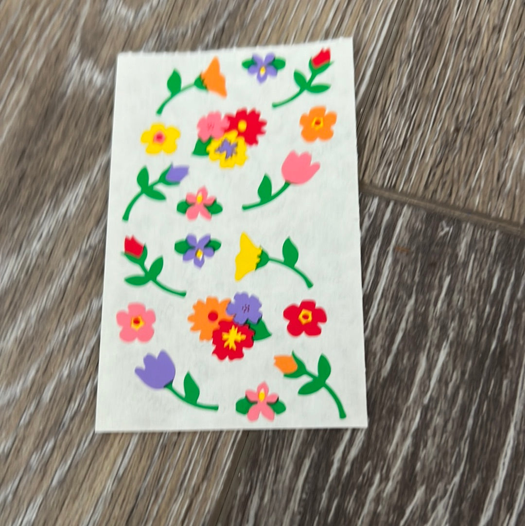 Mrs. Grossman’s Stickers Flowers Posies 1/2 Sheet