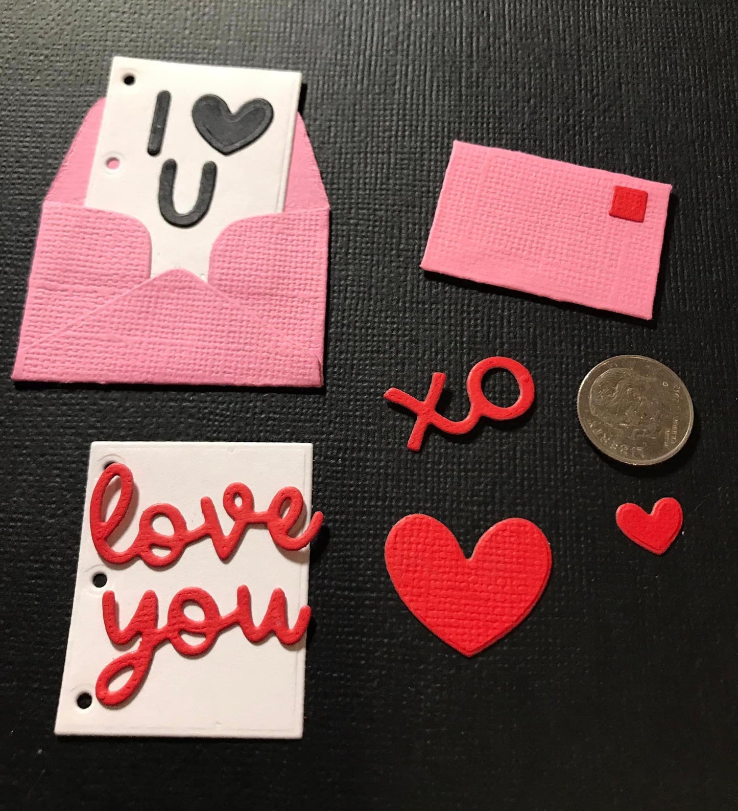 Love Letters Die Cuts Paper Pieces Valentine’s