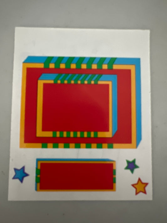 Mrs. Grossman’s Large Stickers Frame All Star Small New 1/2 Sheet