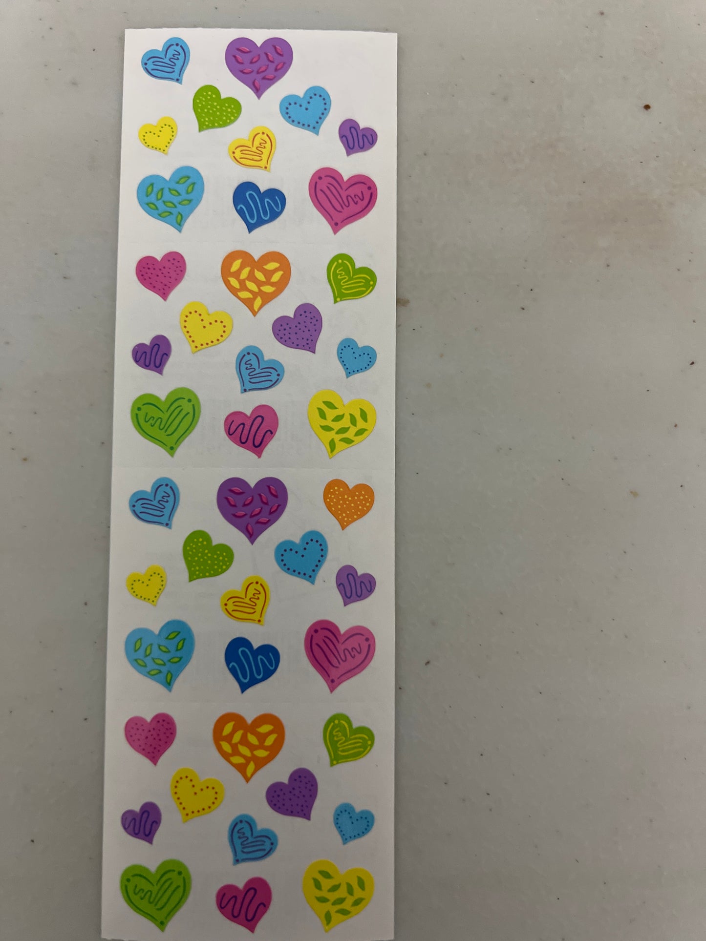 Mrs. Grossman’s Stickers Hearts Happy Hearts New Valentine’s