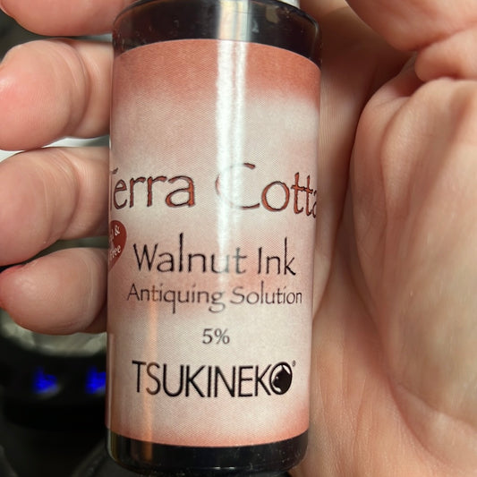 Tsukineko Walnut Ink Terra Cotta