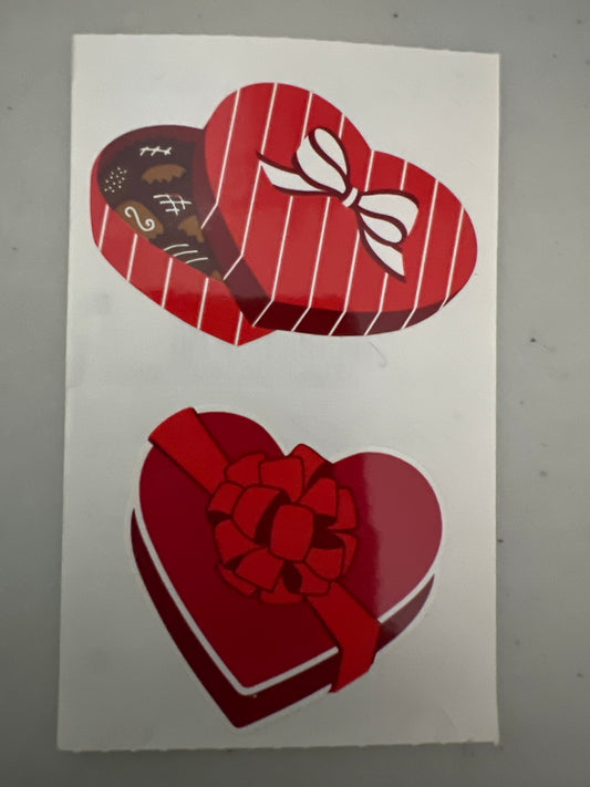 Mrs. Grossman’s Stickers Food Candy Boxes 1/2 Sheet Valentine’s new