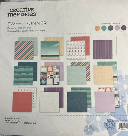 Creative Memories Sweet Summer Paper Pack