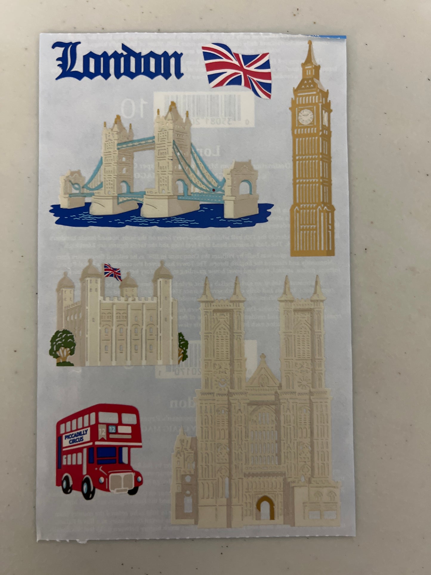 Mrs. Grossman’s Large Stickers London New