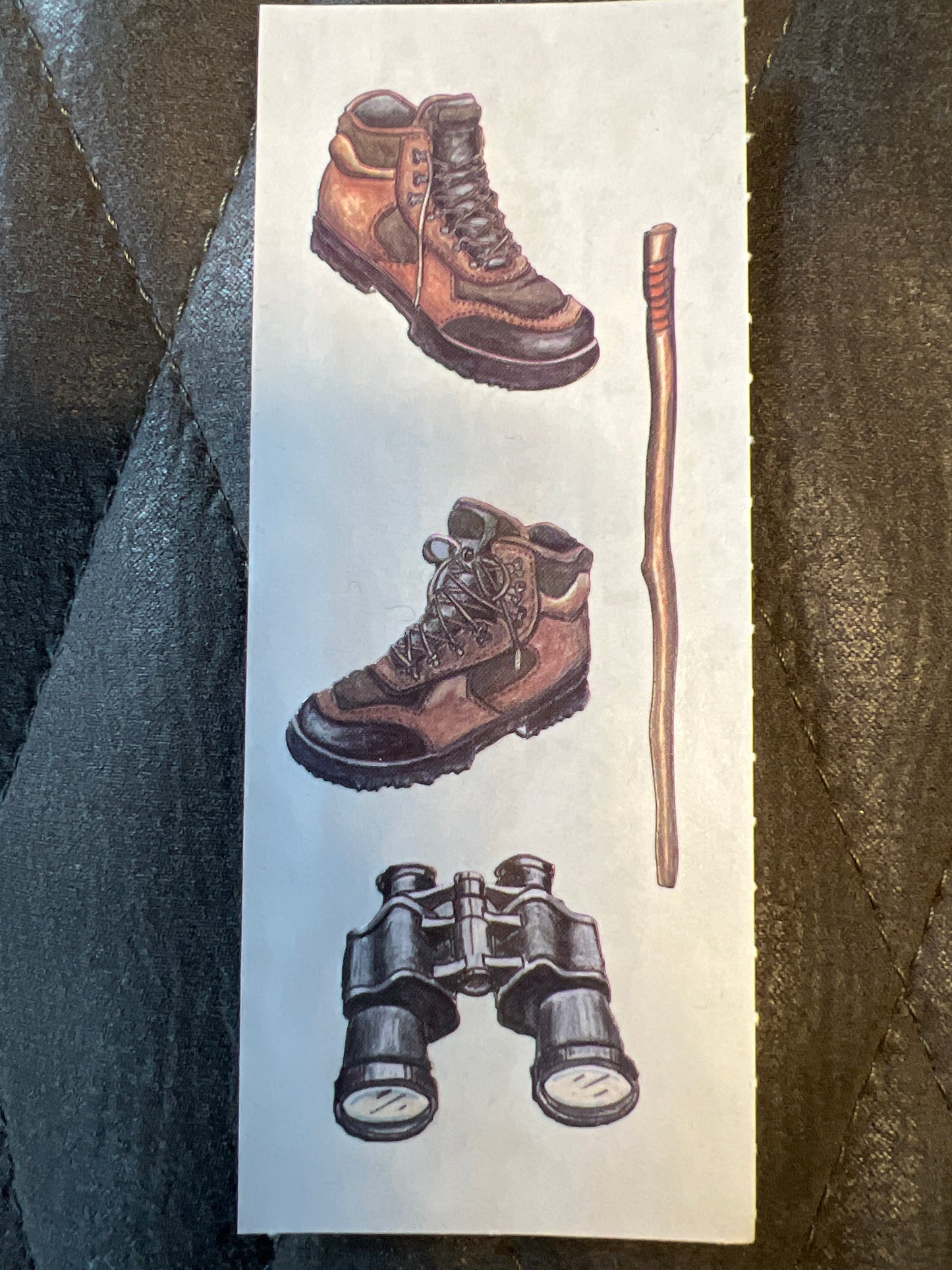 Creative Memories Stickers Wilderness Hiking Boots new