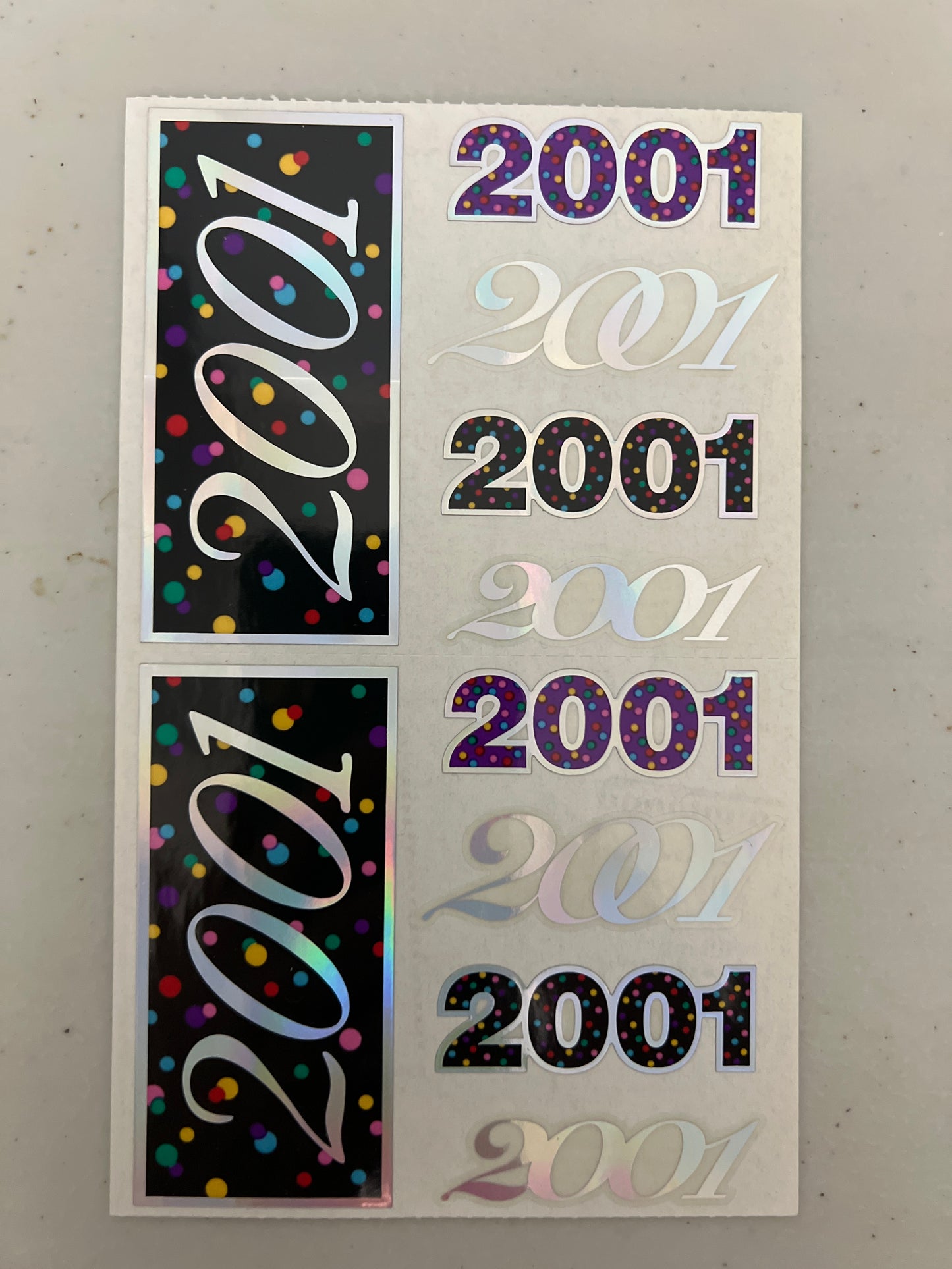 Mrs. Grossman’s Large Stickers 2001 New