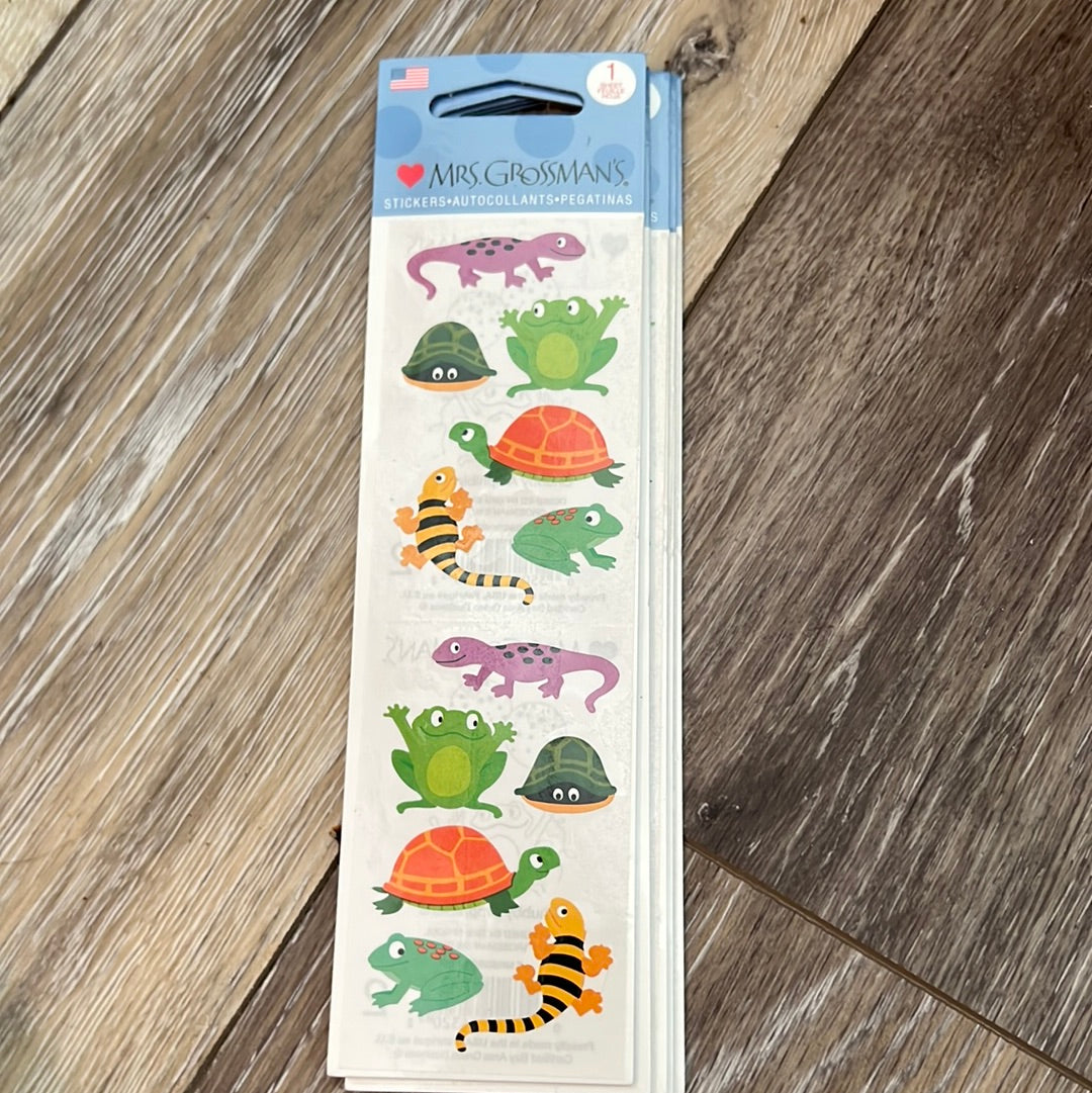 Mrs. Grossman’s Stickers Amphibians Chubby