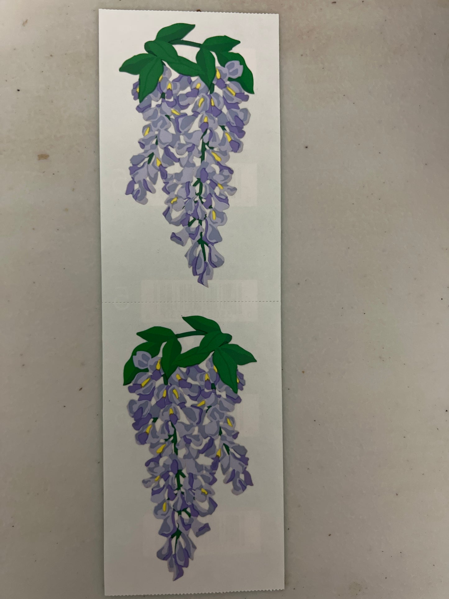 Mrs. Grossman’s Stickers Wisteria Flower New