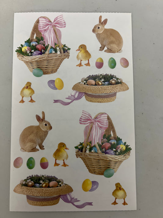 Mrs. Grossman’s Large Stickers Easter Baskets New