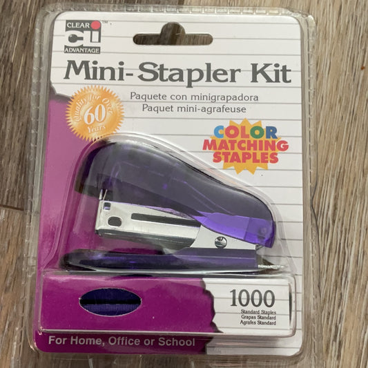 Mini Stapler Purple Tools