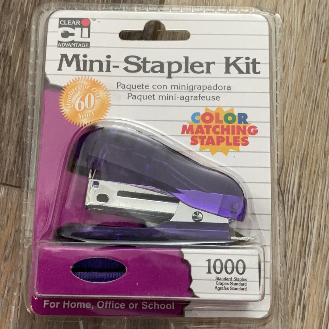 Mini Stapler Purple Tools