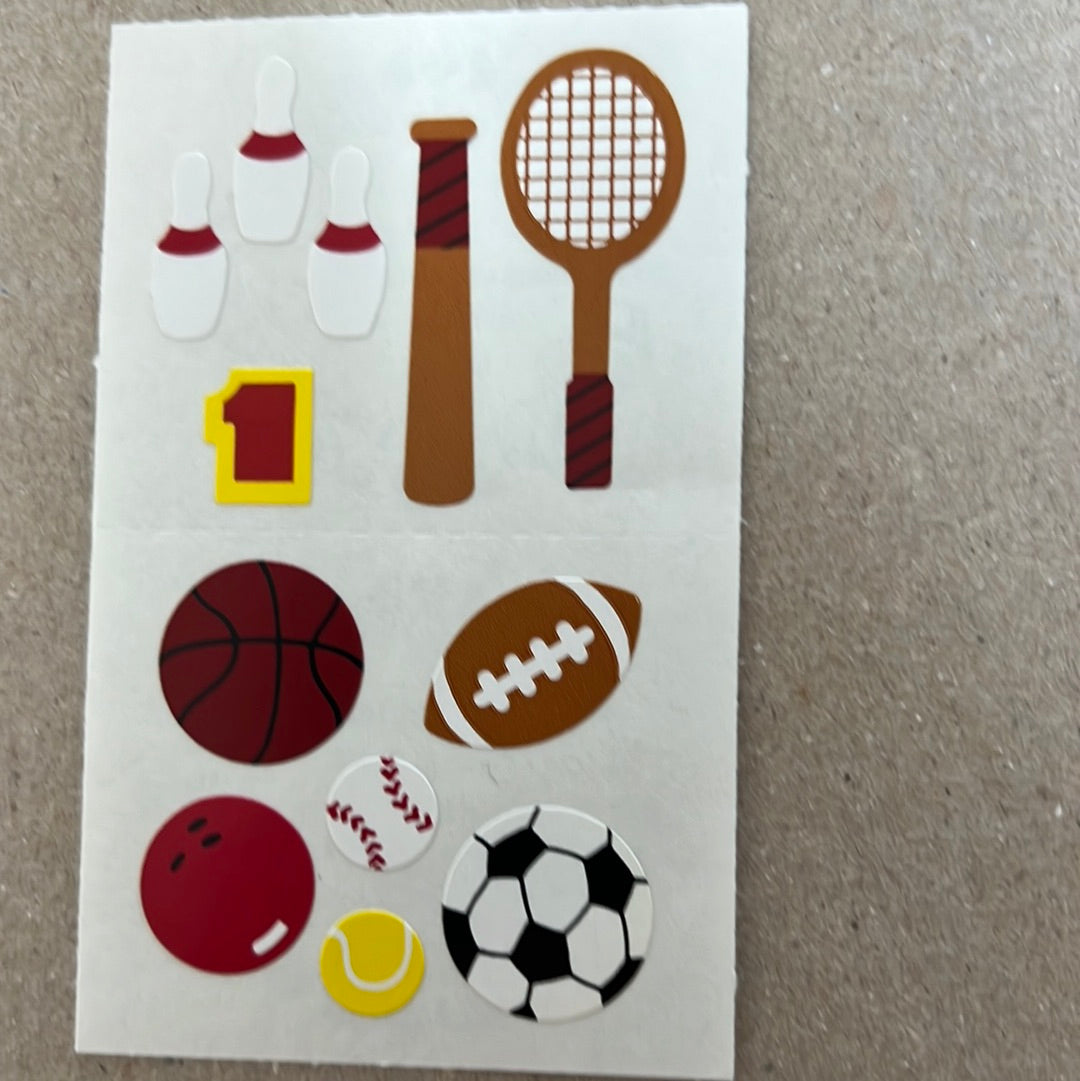 Mrs. Grossman’s Stickers Sports 1/2 Sheet