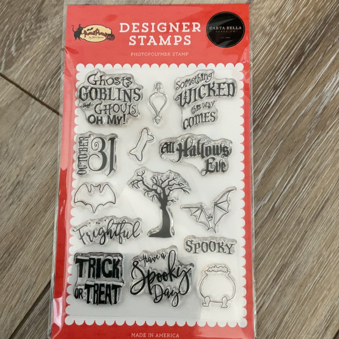 Frightful Stamps CBHP153040 Halloween