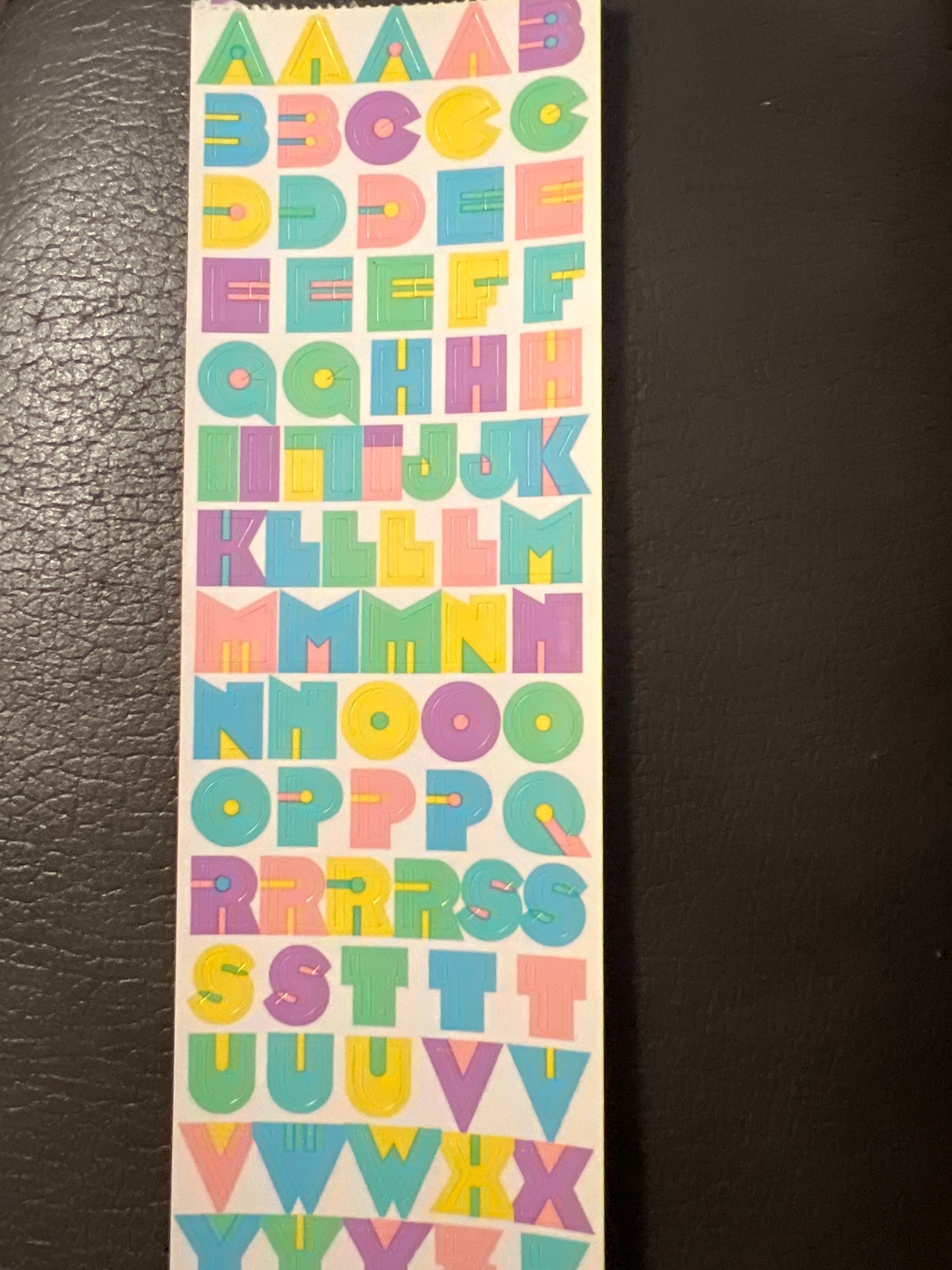 Mrs. Grossman’s Stickers Alphabet Pastel