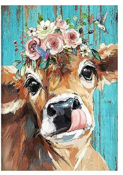 Diamond Painting Kits Cow 46294
