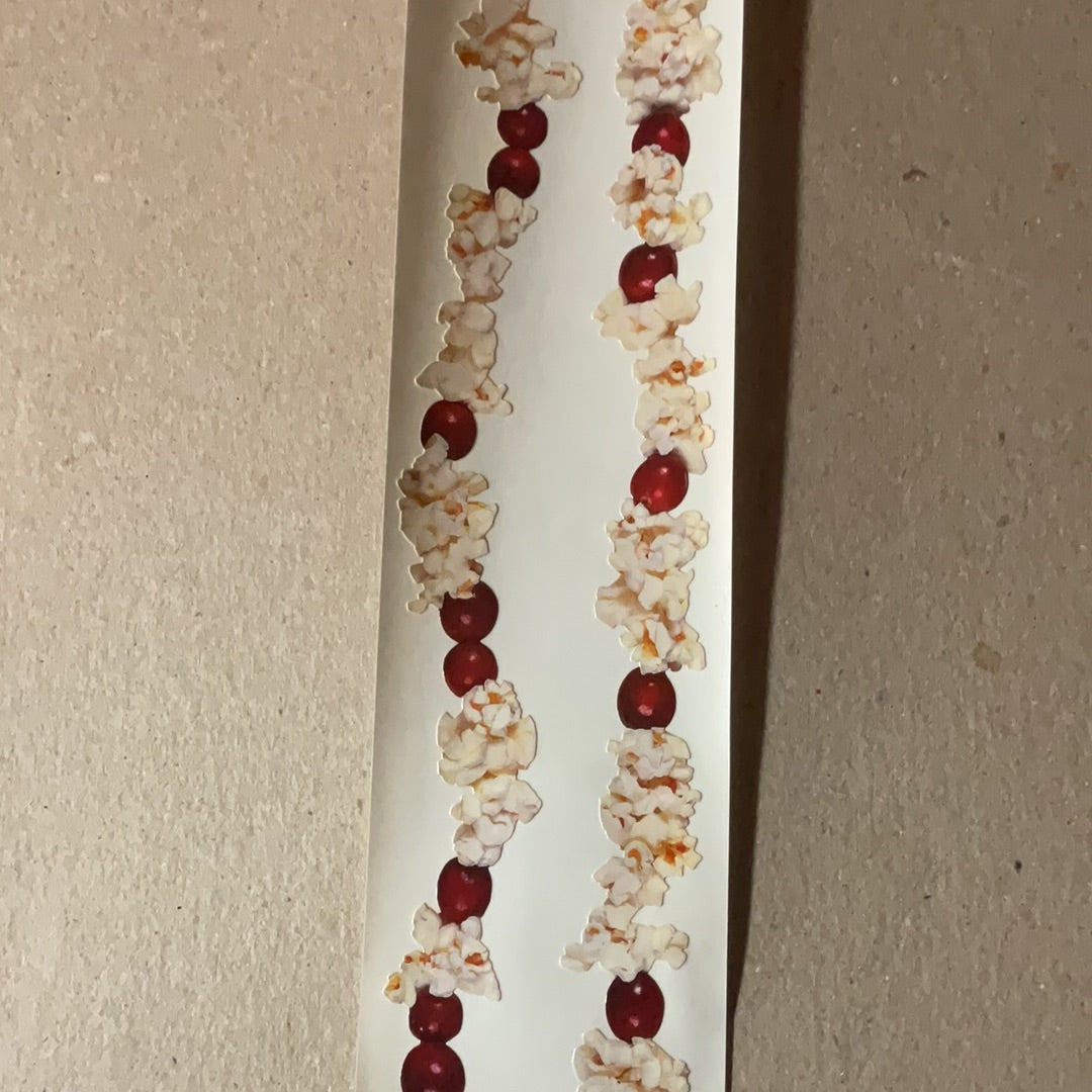 Mrs. Grossman’s Design Line Stickers Christmas Popcorn