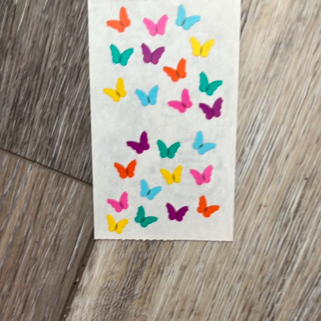 Mrs. Grossman’s Stickers Insects Mini Butterflies 1/2 Sheet