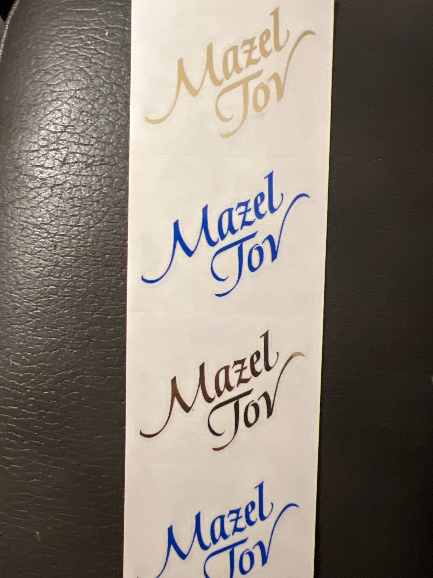 Mrs. Grossman’s Stickers Hanukkah Mazel Tov