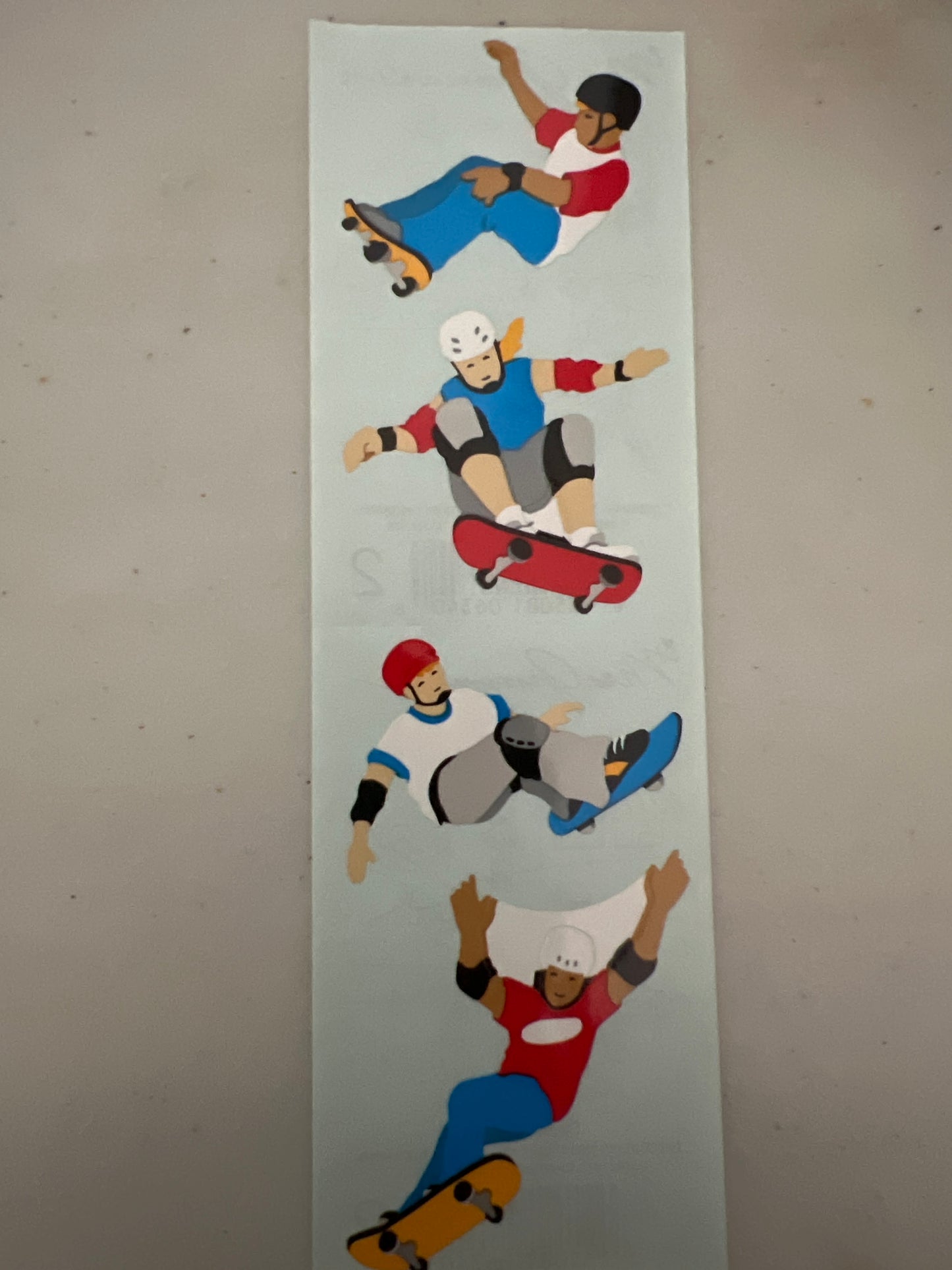 Mrs. Grossman’s Stickers Sport Skateboarding New