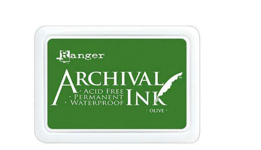 Archival Ink Pads Olive cardmaking