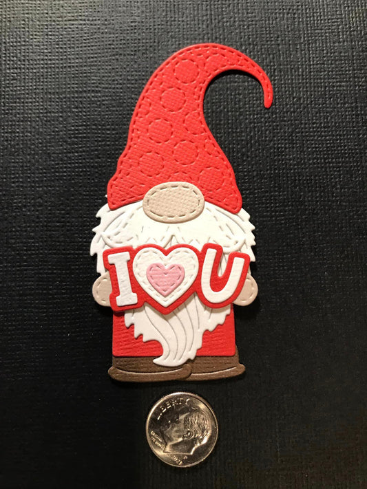 I ❤️ U Gnome Die Cuts Valentine’s