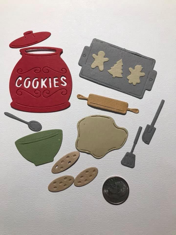 Baking Die Cuts Christmas Winter