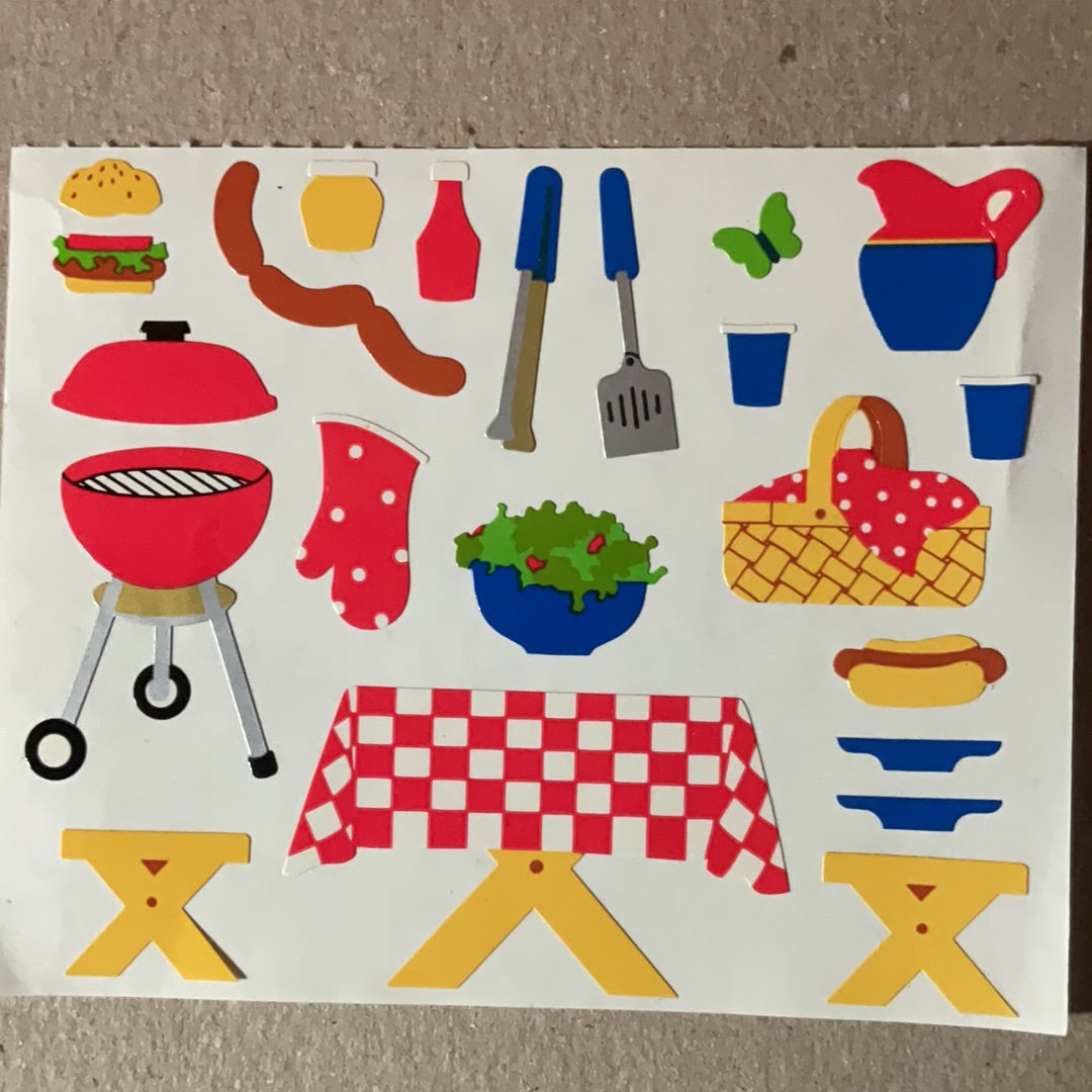Mrs. Grossman’s Large Stickers Picnic 1/2 Sheet