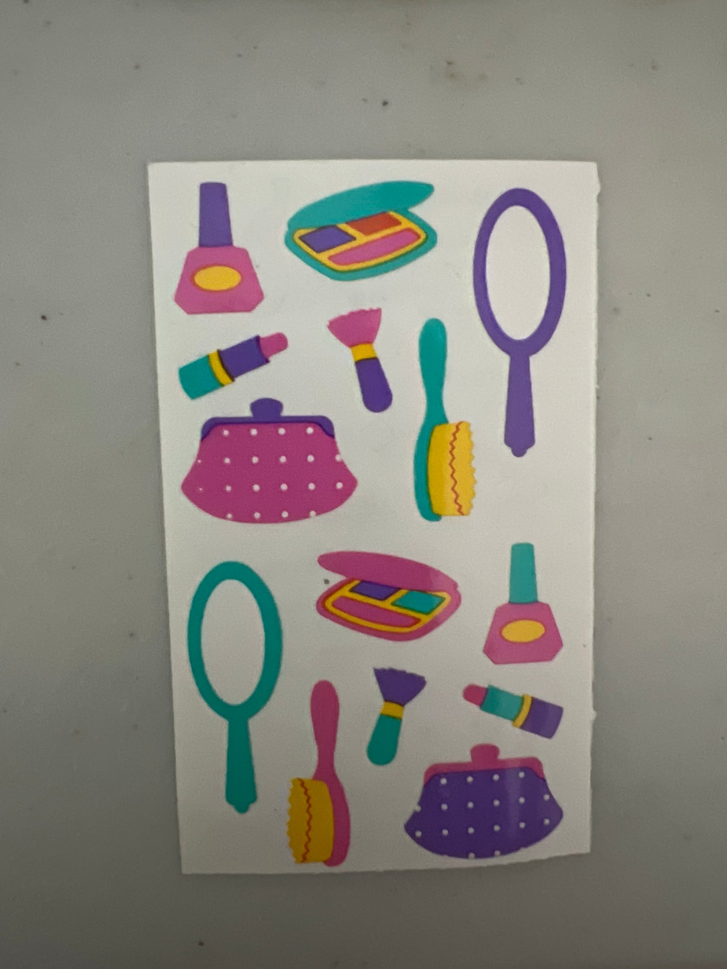 Mrs. Grossman’s Stickers Makeup 1/2 Sheet New
