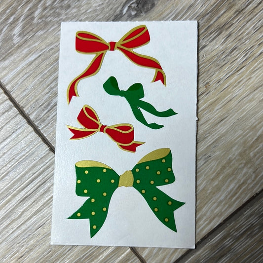 Mrs. Grossman’s Stickers Christmas Bows 1/2 Sheet