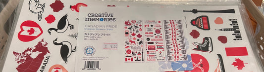 Creative Memories Canadian Pride Designer Stickers
