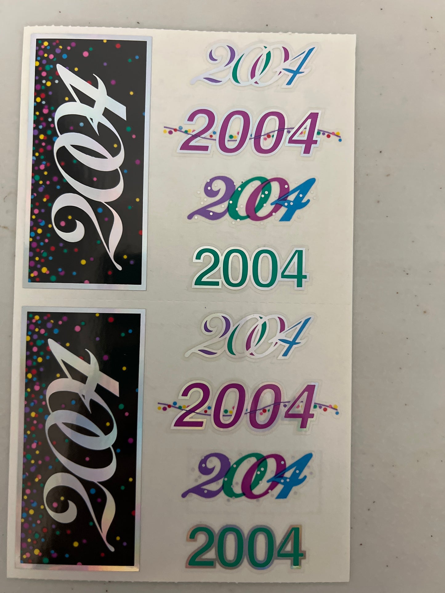 Mrs. Grossman’s Large Stickers 2004 New
