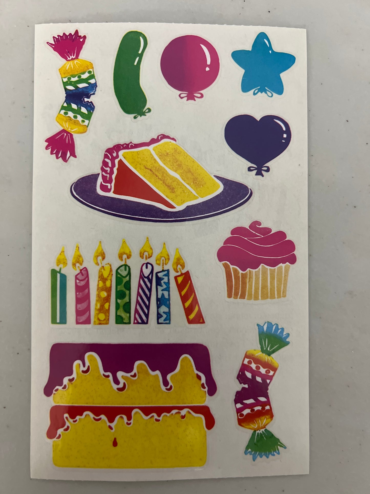 Mrs. Grossman’s Large Stickers Posh Birthday New