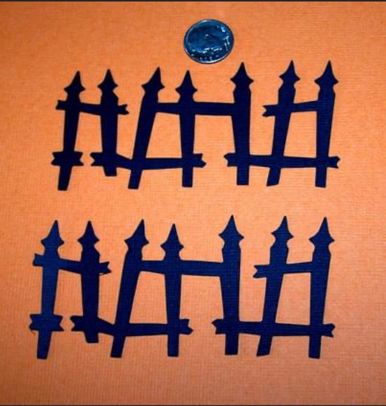6 Rustic Fences Die Cuts Halloween