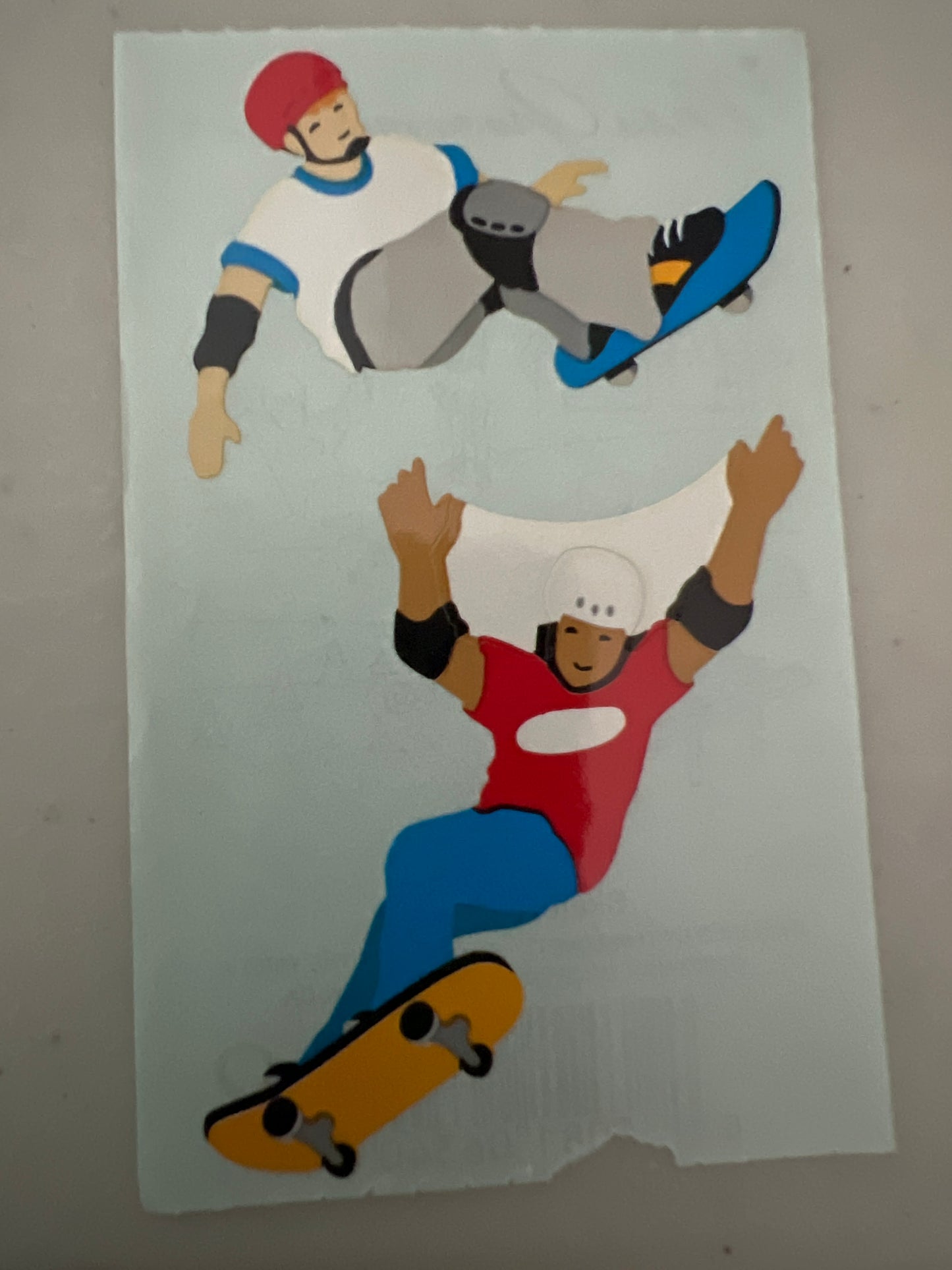 Mrs. Grossman’s Stickers Sport Skateboarding 1/2 Sheet New