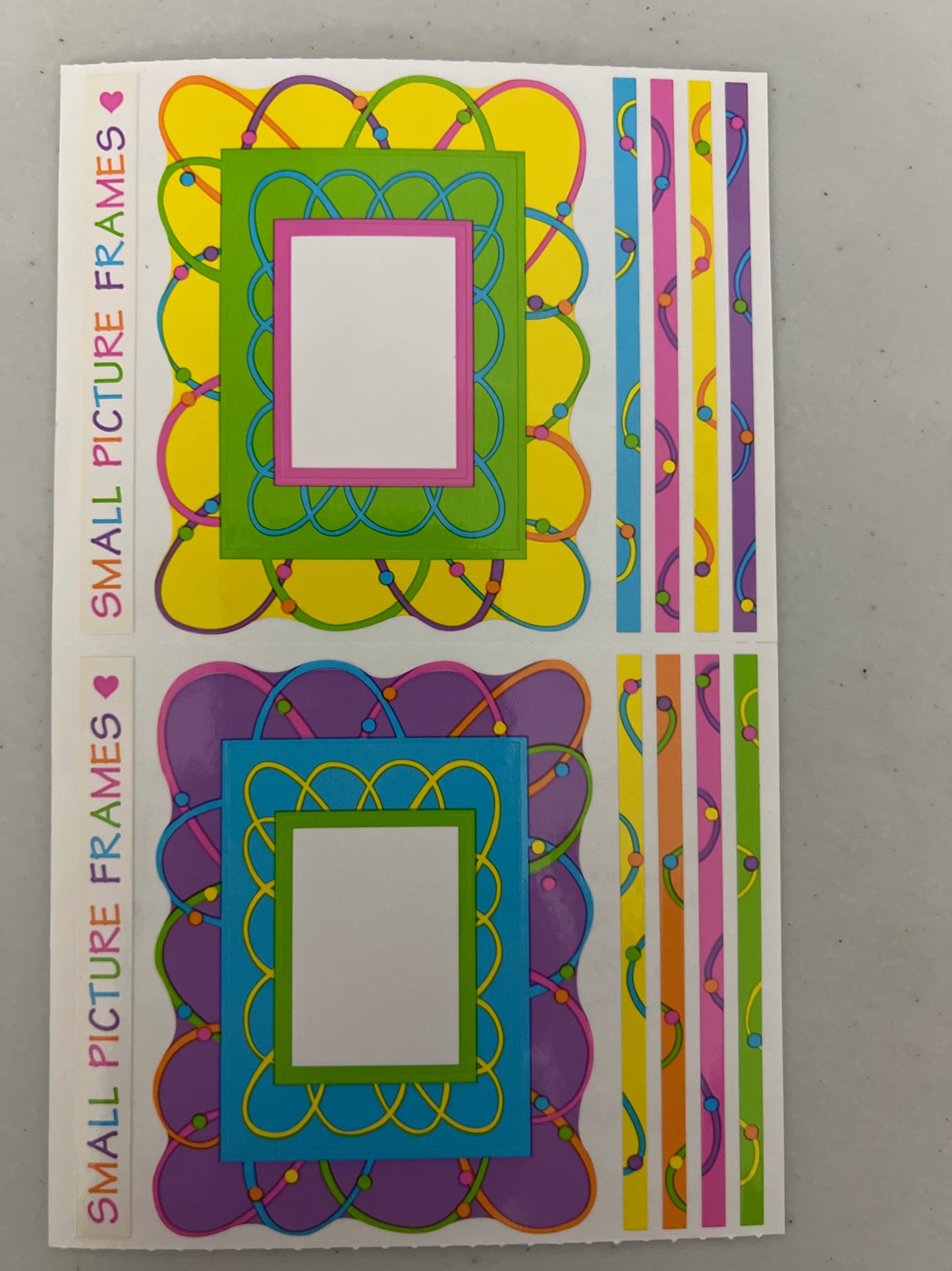 Mrs. Grossman’s Large Stickers Frame Atomic Small New