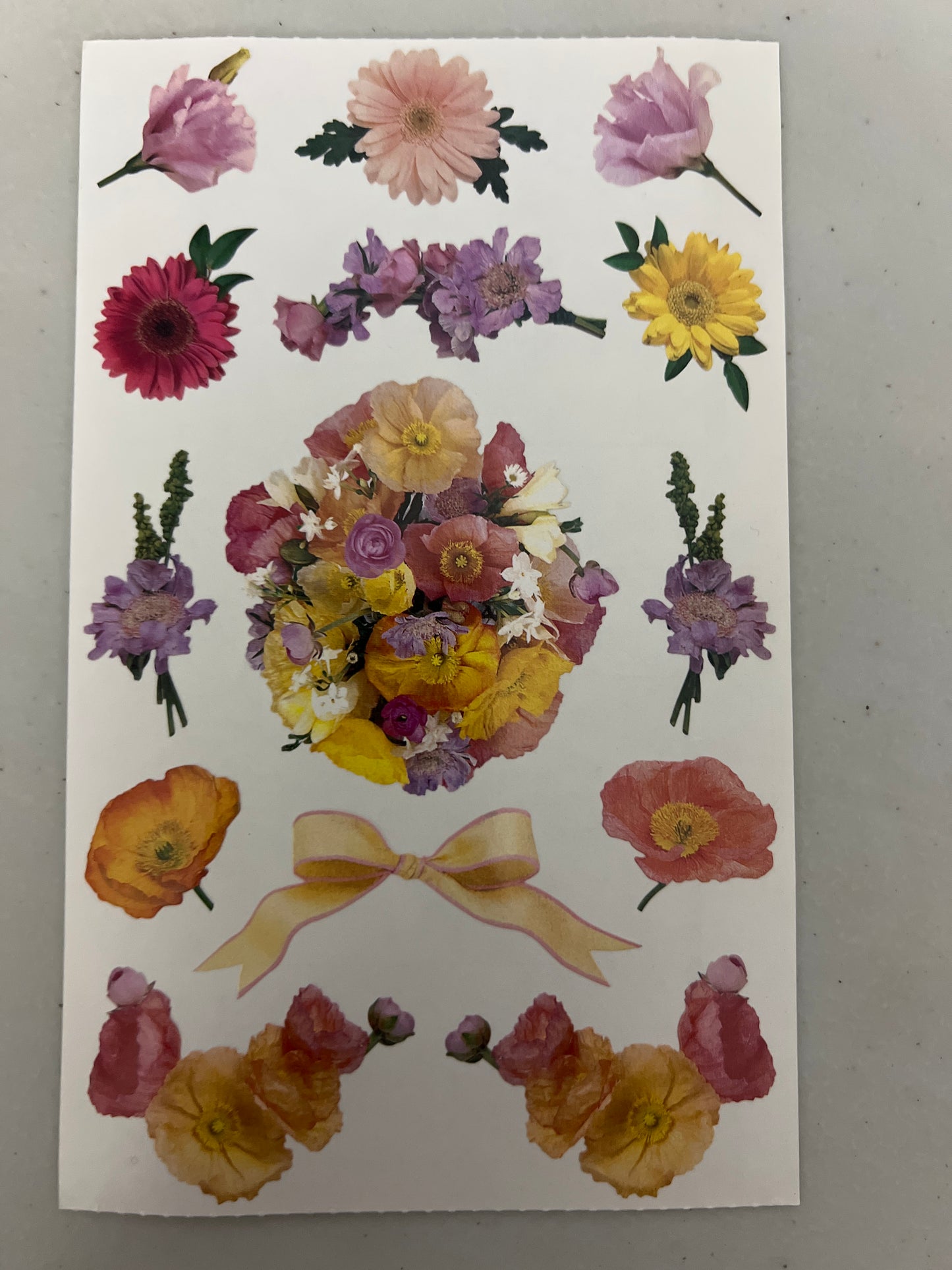Mrs. Grossman’s Large Stickers Spring Bouquets New